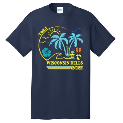 Wisconsin Dells 2024 Family Trip Friends Group Vacation Tall T-Shirt