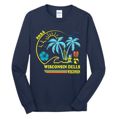 Wisconsin Dells 2024 Family Trip Friends Group Vacation Tall Long Sleeve T-Shirt