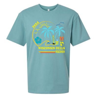 Wisconsin Dells 2024 Family Trip Friends Group Vacation Sueded Cloud Jersey T-Shirt