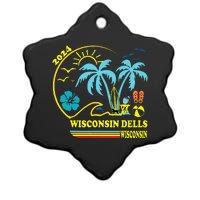 Wisconsin Dells 2024 Family Trip Friends Group Vacation Ceramic Star Ornament