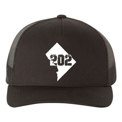 Washington, DC 202 Area Code TShirt Yupoong Adult 5-Panel Trucker Hat