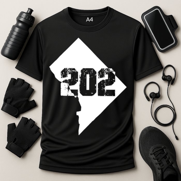 Washington, DC 202 Area Code TShirt Performance Shirt