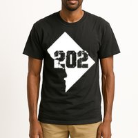 Washington, DC 202 Area Code TShirt Tall T-Shirt