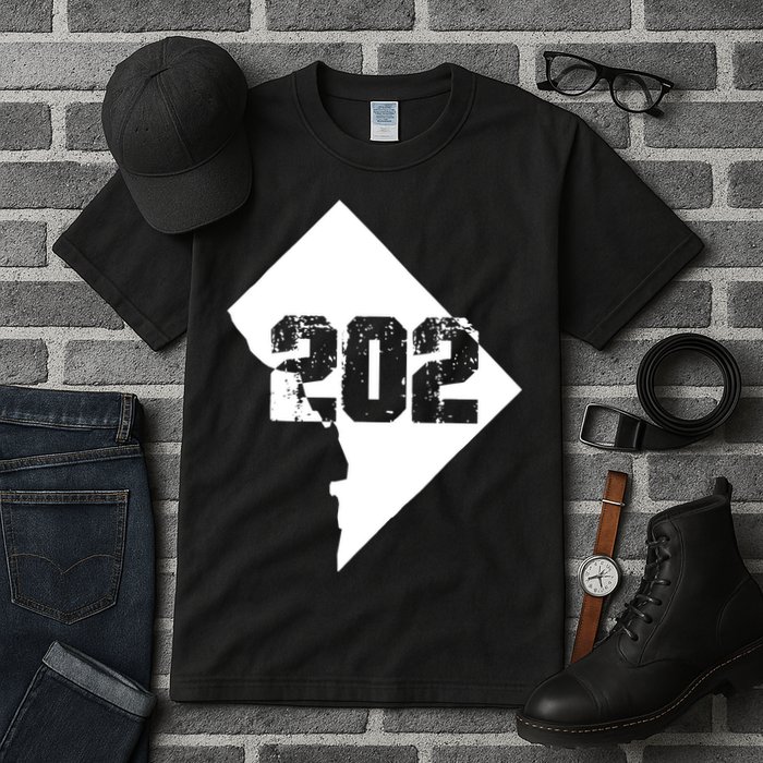 Washington, DC 202 Area Code TShirt Tall T-Shirt