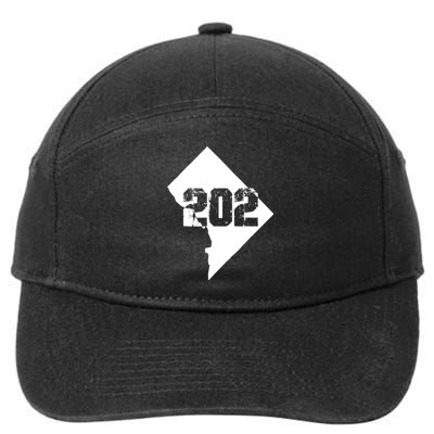 Washington, DC 202 Area Code TShirt 7-Panel Snapback Hat