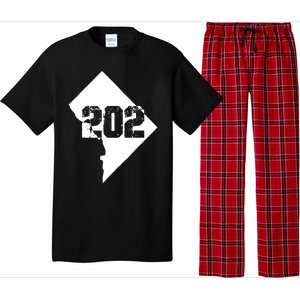 Washington, DC 202 Area Code TShirt Pajama Set