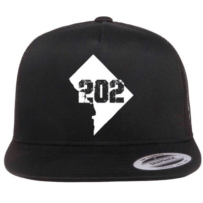 Washington, DC 202 Area Code TShirt Flatbill Hat