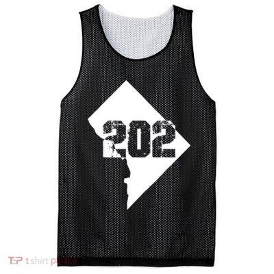 Washington, DC 202 Area Code TShirt Mesh Reversible Basketball Jersey Tank