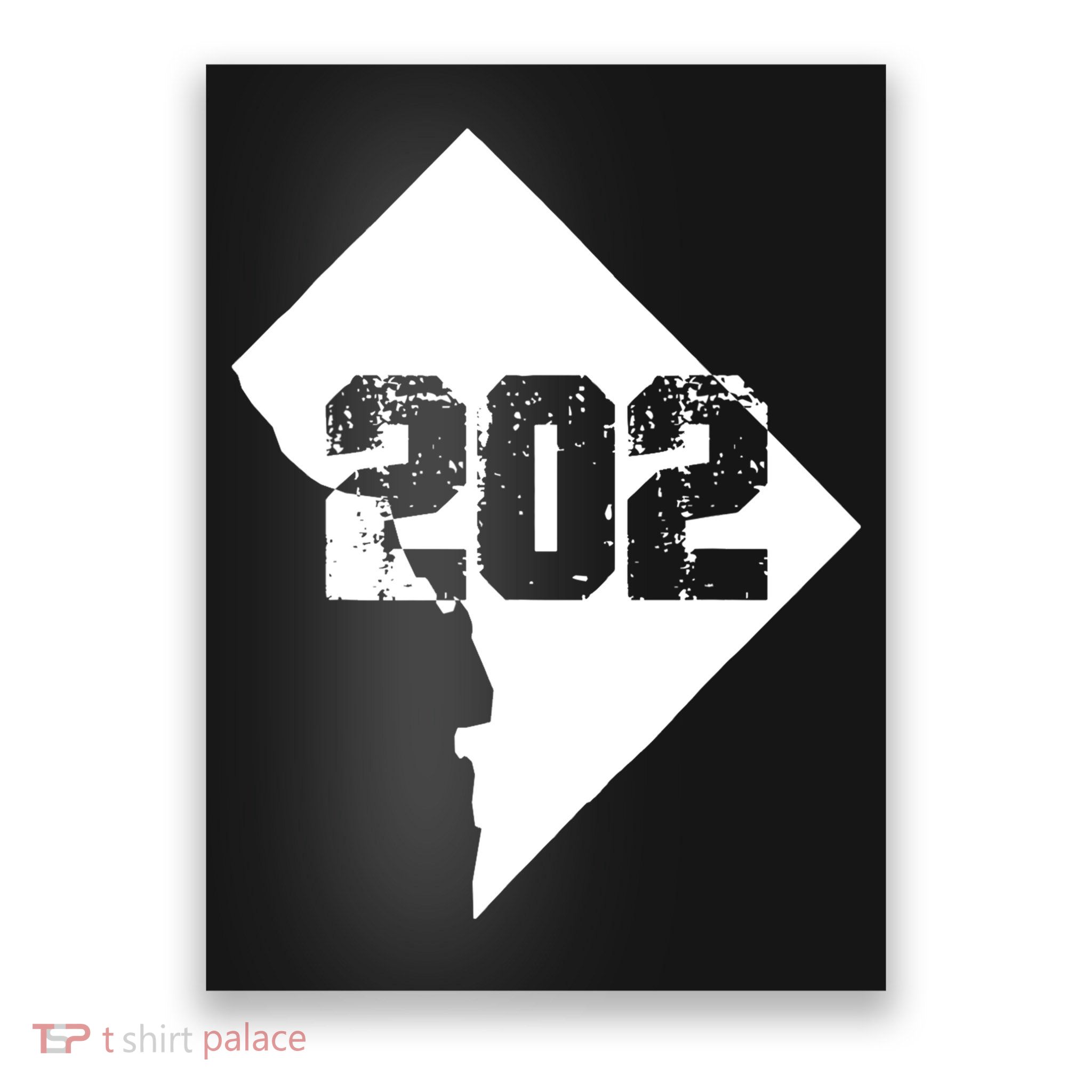 Washington, DC 202 Area Code TShirt Poster