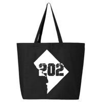 Washington, DC 202 Area Code TShirt 25L Jumbo Tote