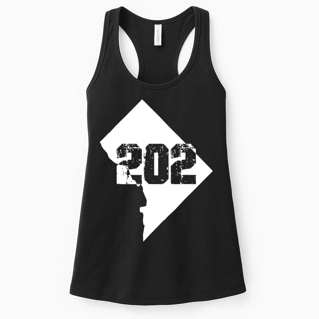 Washington, DC 202 Area Code TShirt Womens Tank Top
