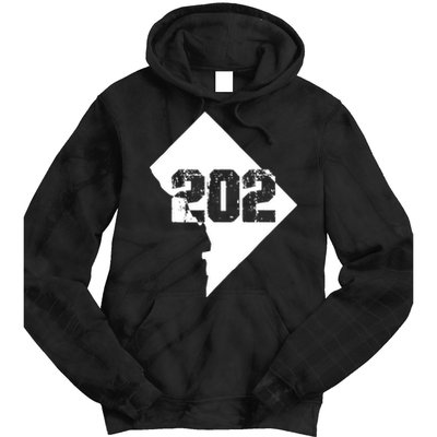 Washington, DC 202 Area Code TShirt Tie Dye Hoodie