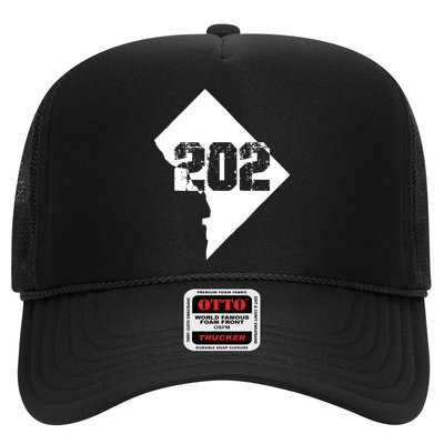 Washington, DC 202 Area Code TShirt Trucker Hat