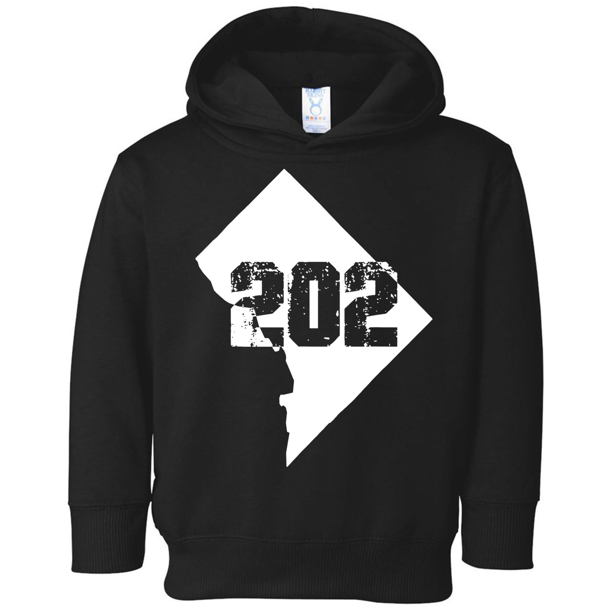 Washington, DC 202 Area Code TShirt Toddler Hoodie