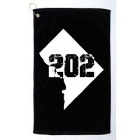 Washington, DC 202 Area Code TShirt Golf Towel