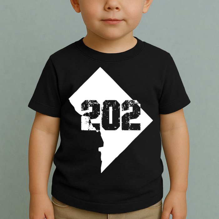 Washington, DC 202 Area Code TShirt Toddler T-Shirt