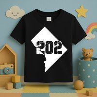 Washington, DC 202 Area Code TShirt Toddler T-Shirt