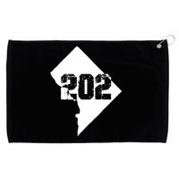 Washington, DC 202 Area Code TShirt Grommeted Golf Towel