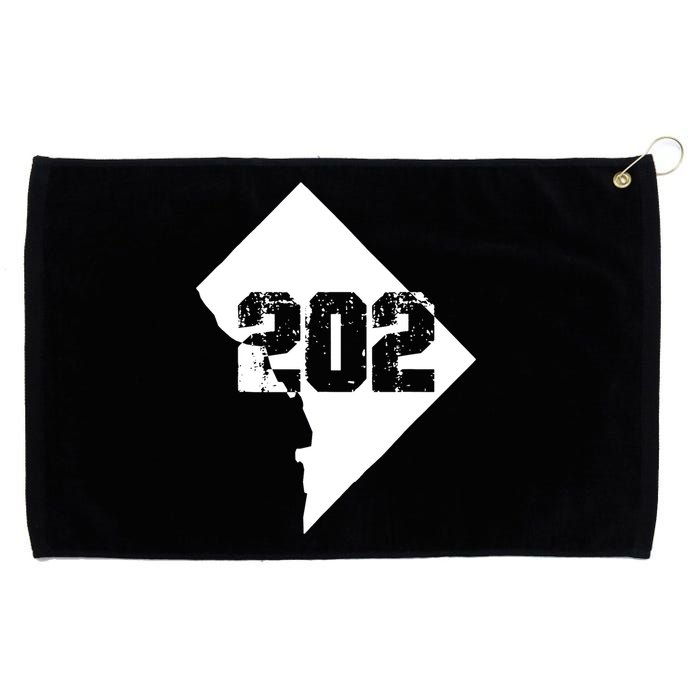 Washington, DC 202 Area Code TShirt Grommeted Golf Towel
