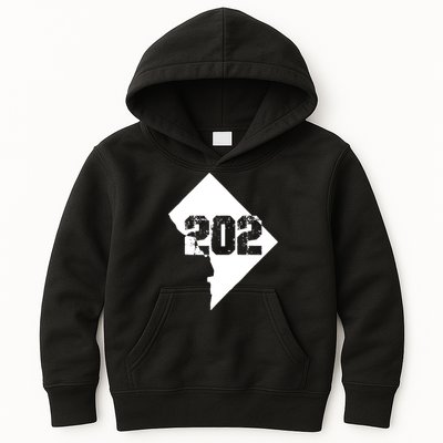 Washington, DC 202 Area Code TShirt Kids Hoodie