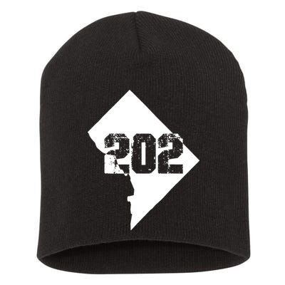 Washington, DC 202 Area Code TShirt Short Acrylic Beanie