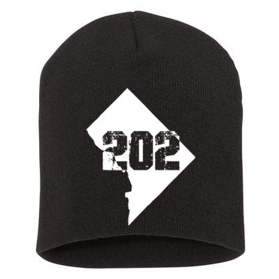 Washington, DC 202 Area Code TShirt Short Acrylic Beanie