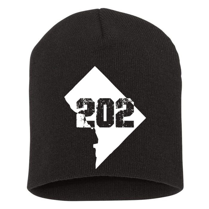 Washington, DC 202 Area Code TShirt Short Acrylic Beanie