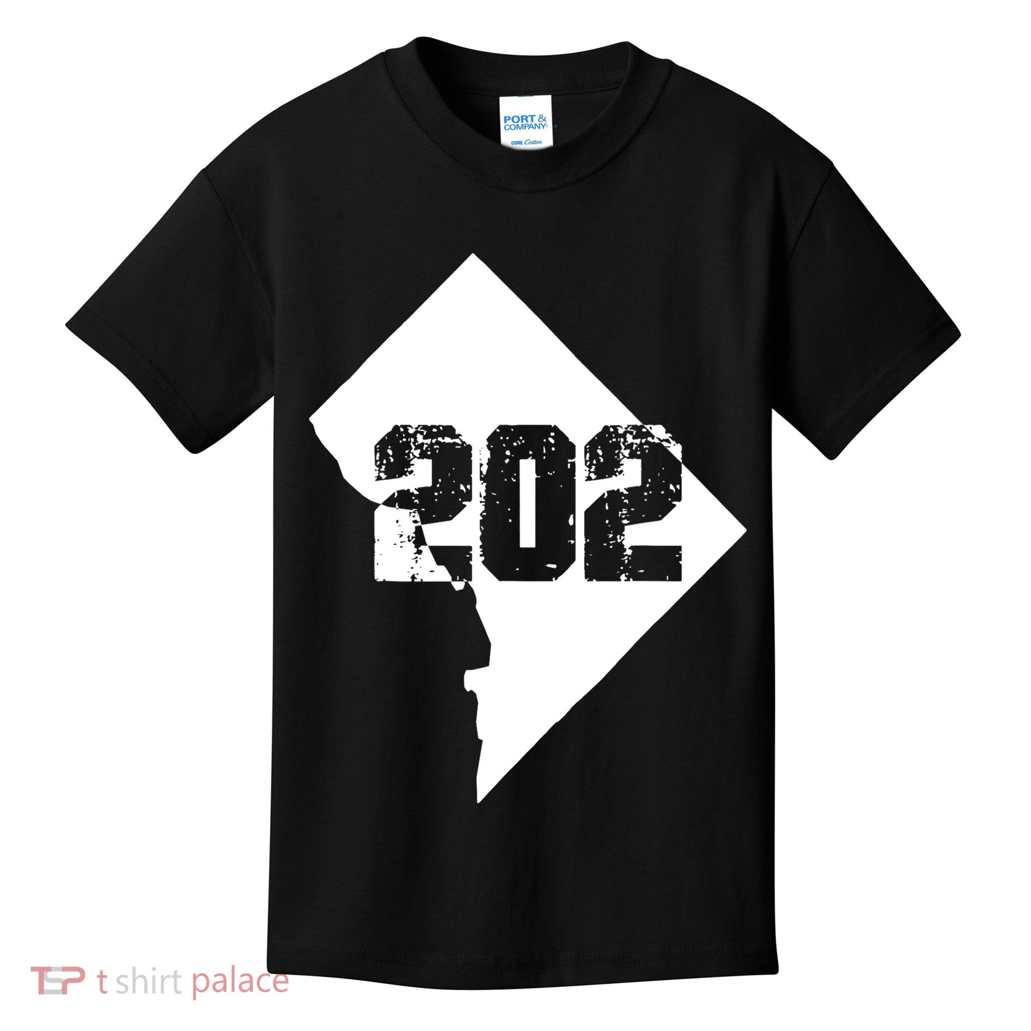 Washington, DC 202 Area Code TShirt Kids T-Shirt