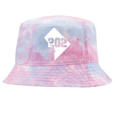 Washington, DC 202 Area Code TShirt Tie-Dyed Bucket Hat