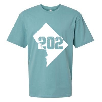 Washington, DC 202 Area Code TShirt Sueded Cloud Jersey T-Shirt