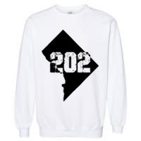 Washington, DC 202 Area Code TShirt Garment-Dyed Sweatshirt