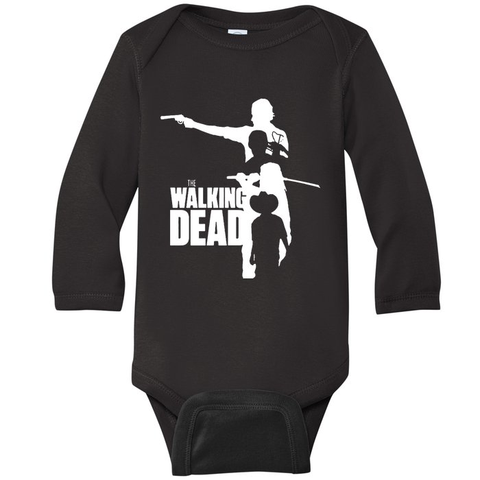 Walkng Dead 4 Characters Zombie Baby Long Sleeve Bodysuit