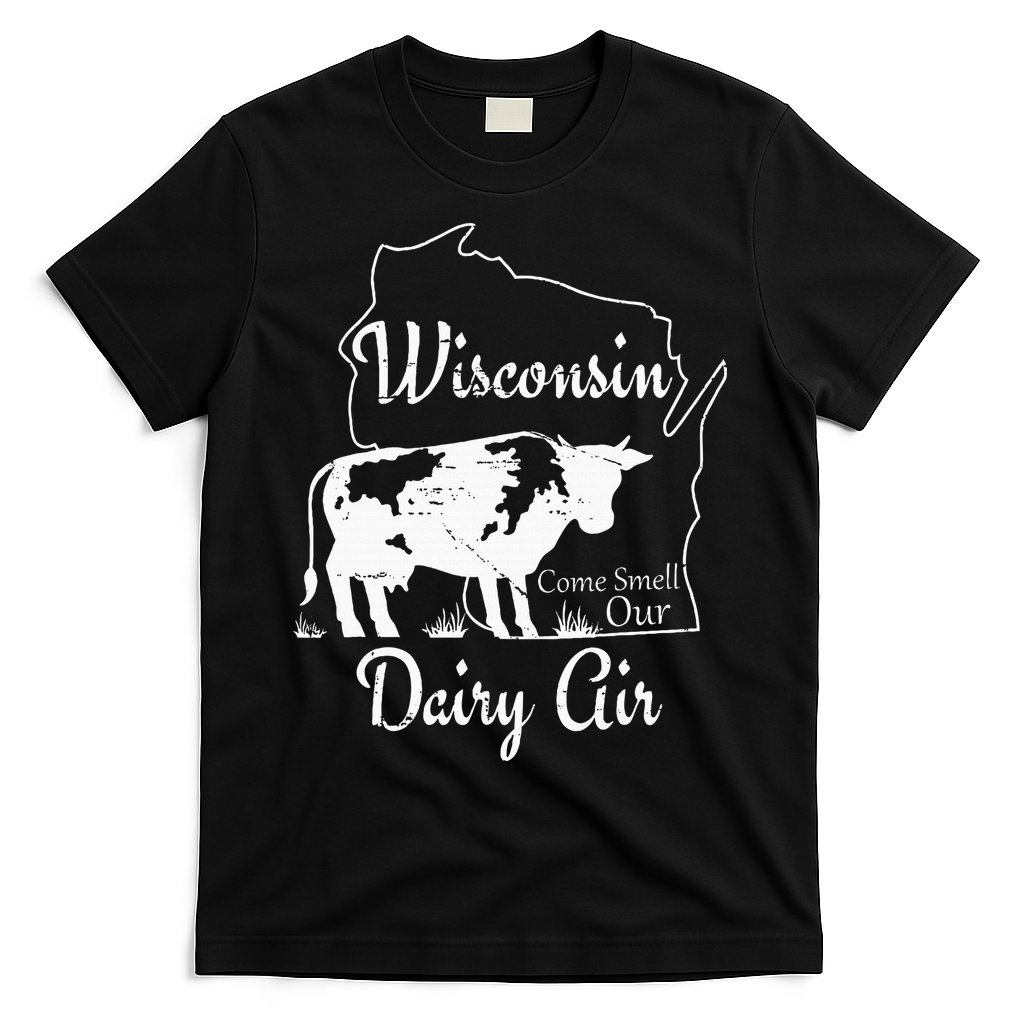 Wisconsin Dairy Air Humor Parody Clothing T-Shirt