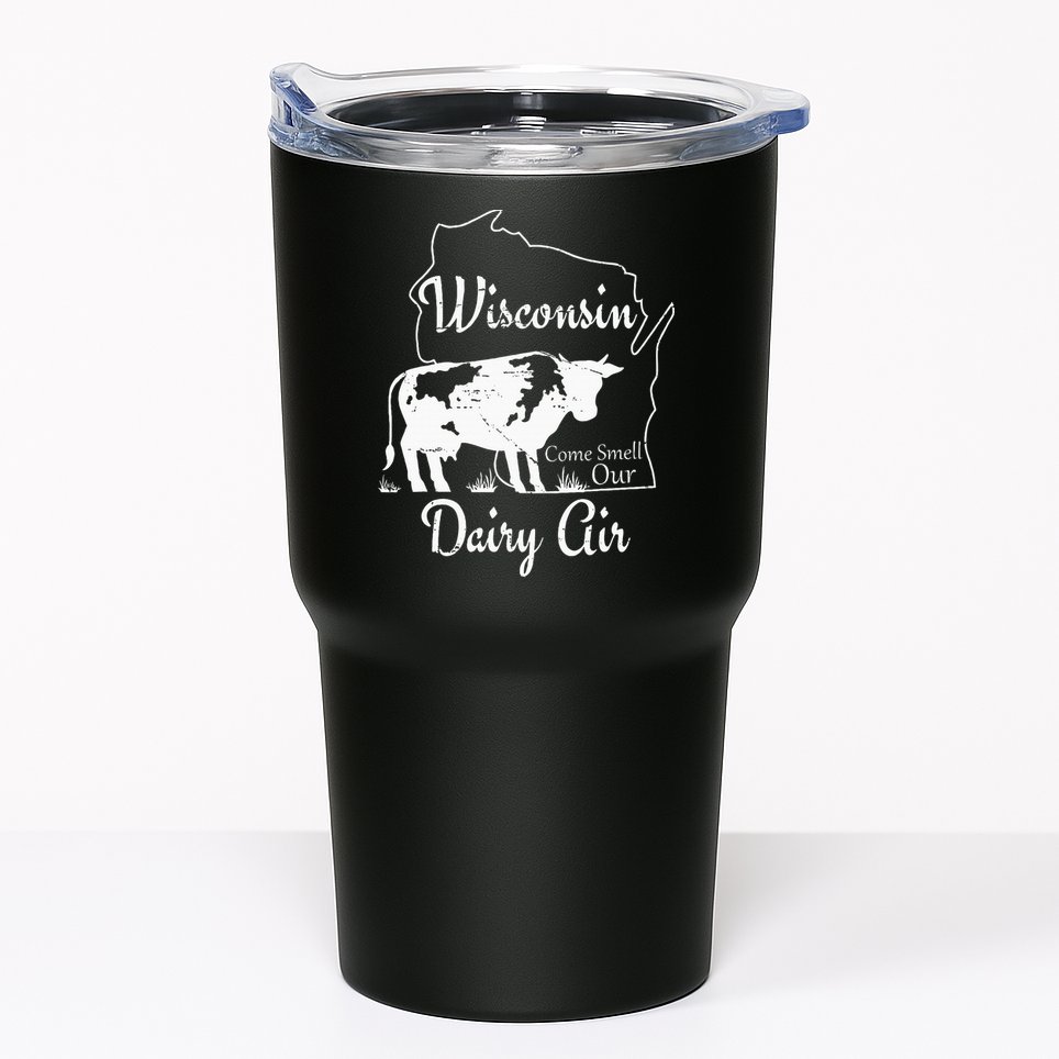 Wisconsin Dairy Air Humor Parody Clothing Tumbler