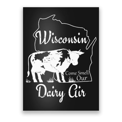 Wisconsin Dairy Air Humor Parody Clothing Poster