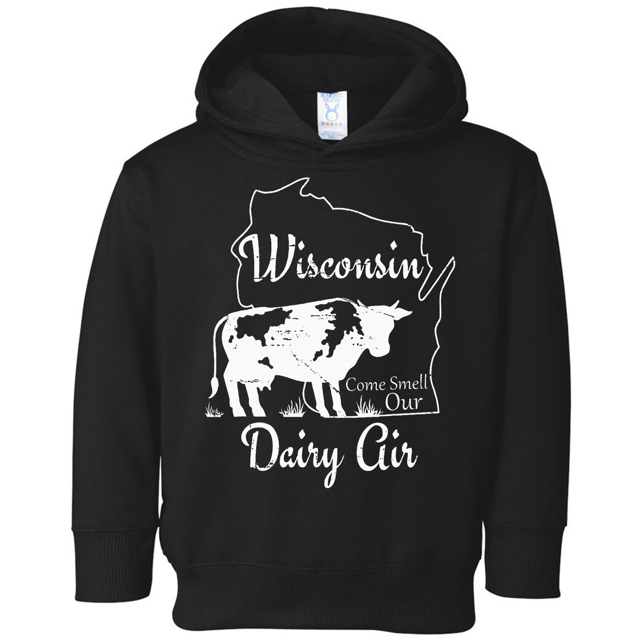 Wisconsin Dairy Air Humor Parody Clothing Toddler Hoodie
