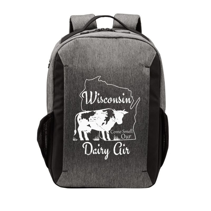 Wisconsin Dairy Air Humor Parody Clothing Vector Backpack