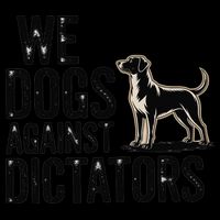 We Dogs Against Dictators Subtle Anti Trump Resist  Protest Apron