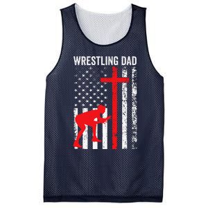 Wrestling Dad American Flag Wrestling Dad Mesh Reversible Basketball Jersey Tank