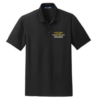 When Does A Joke Become A Dad Joke When It Becomes Apparent Dry Zone Grid Polo