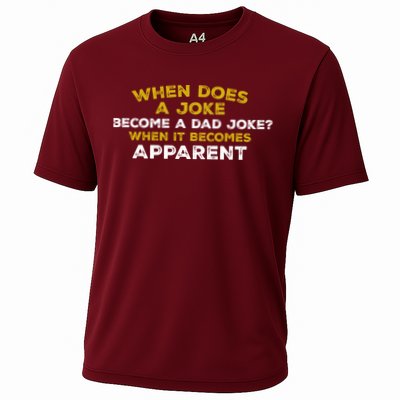 When Does A Joke Become A Dad Joke When It Becomes Apparent Performance Shirt