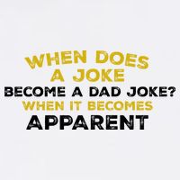 When Does A Joke Become A Dad Joke When It Becomes Apparent Garment-Dyed Sweatshirt