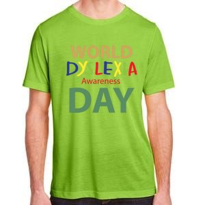 World Dyslexia Awareness Day Gift Dyslexic Cute Gift Adult ChromaSoft Performance T-Shirt