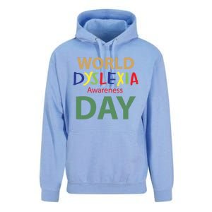 World Dyslexia Awareness Day Gift Dyslexic Cute Gift Unisex Surf Hoodie