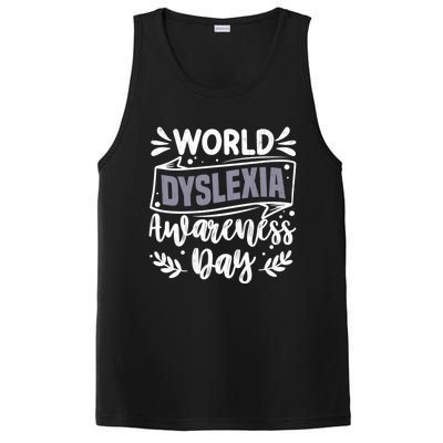 World Dyslexia Awareness Day Funny Graphic Gift PosiCharge Competitor Tank