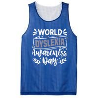 World Dyslexia Awareness Day Funny Graphic Gift Mesh Reversible Basketball Jersey Tank