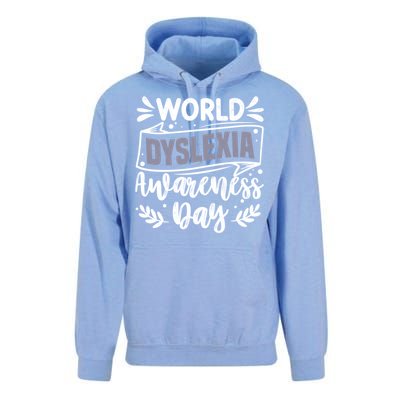 World Dyslexia Awareness Day Funny Graphic Gift Unisex Surf Hoodie