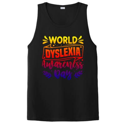 World Dyslexia Awareness Day Funny Graphic Gift PosiCharge Competitor Tank