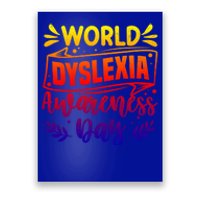 World Dyslexia Awareness Day Funny Graphic Gift Poster