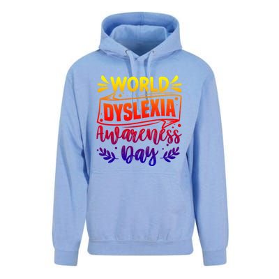 World Dyslexia Awareness Day Funny Graphic Gift Unisex Surf Hoodie